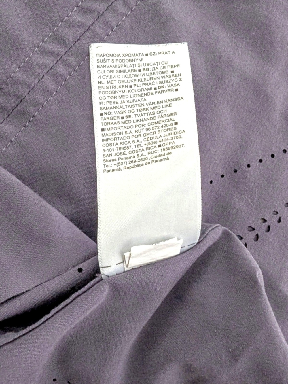 Athleta Zephyr Refined Tank Cami Top  Sz M Dusk Violet Purple Laser Cut - Picture 6 of 7